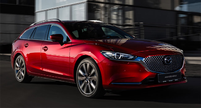 Mazda 6 combi červená