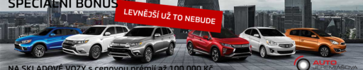 Jedinečná zimní nabídka na SKLADOVÉ vozy Mitsubishi