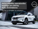 Výhodná nabídka operativního leasingu na vozy značky Nissan!