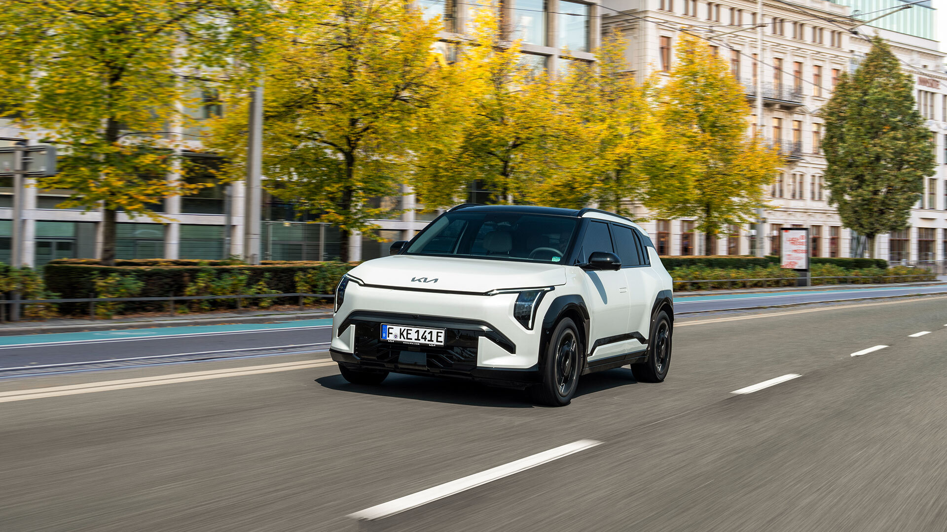Nová Kia EV3 vybavená službou Kia CarPay