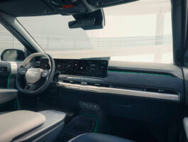 „Obytný prostor“ inspirovaný přírodou Prostorný interiér Kia EV3