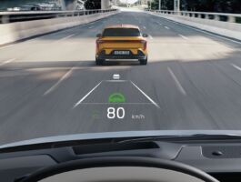 12,3" Head-Up displej (HUD)